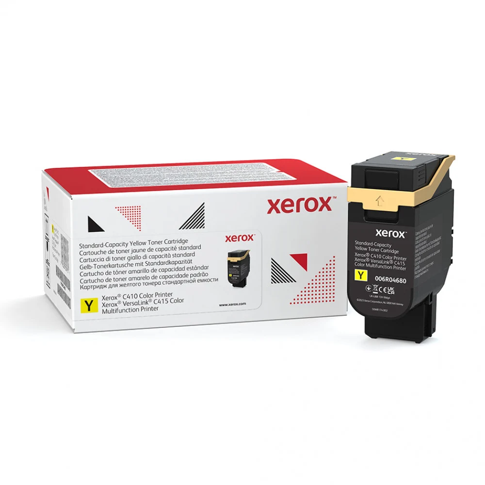 Тонер картридж стандартный, желтый Xerox VLC410/415 (2000 страниц)/ Yellow Standard Capacity Toner Cartridge, Xerox VLC410/415 (2,000 Pages)