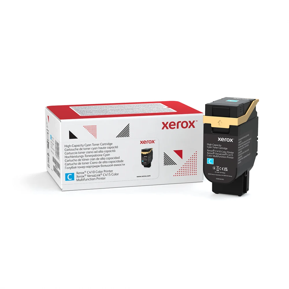 Тонер картридж стандартный, синий Xerox VLC410/415 (7000 страниц)/ Cyan High Capacity Toner Cartridge, Xerox VLC410/415 (7,000 Pages)
