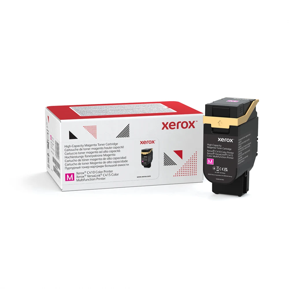 Тонер картридж большой емкости, красный Xerox VLC410/415 (7000 страниц)/ Magenta High Capacity Toner Cartridge, Xerox VLC410/415 (7,000 Pages)