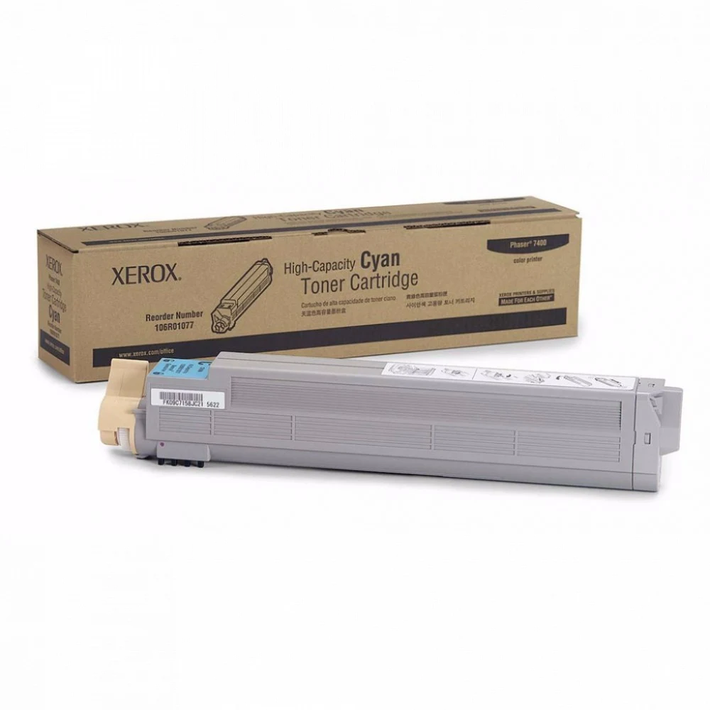 Картридж лазерный Xerox 106R01077 голубой (18000стр.) для Xerox Ph 7400