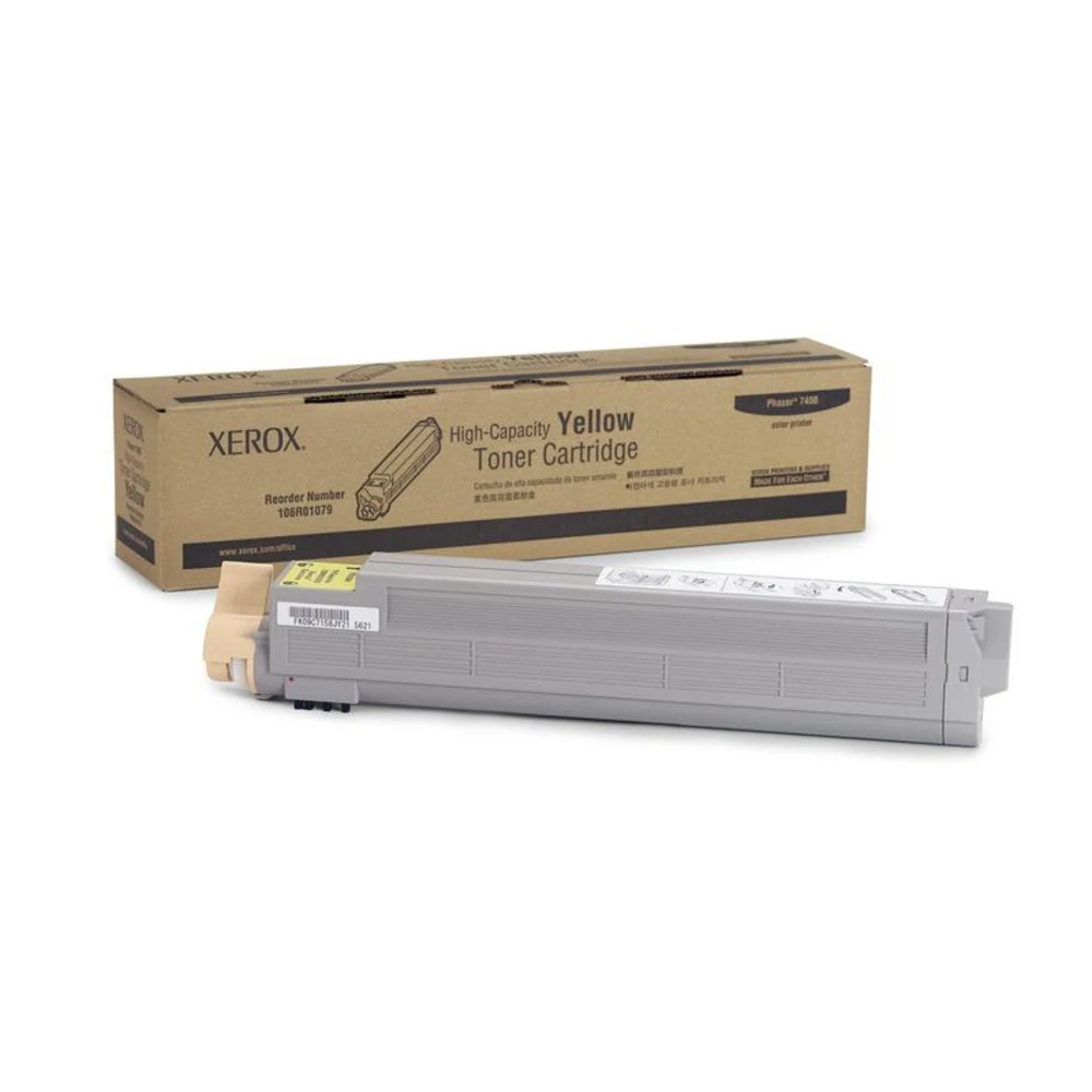 106R01079 Тонер-картридж для Xerox Phaser 7400, желтый (18000стр.)