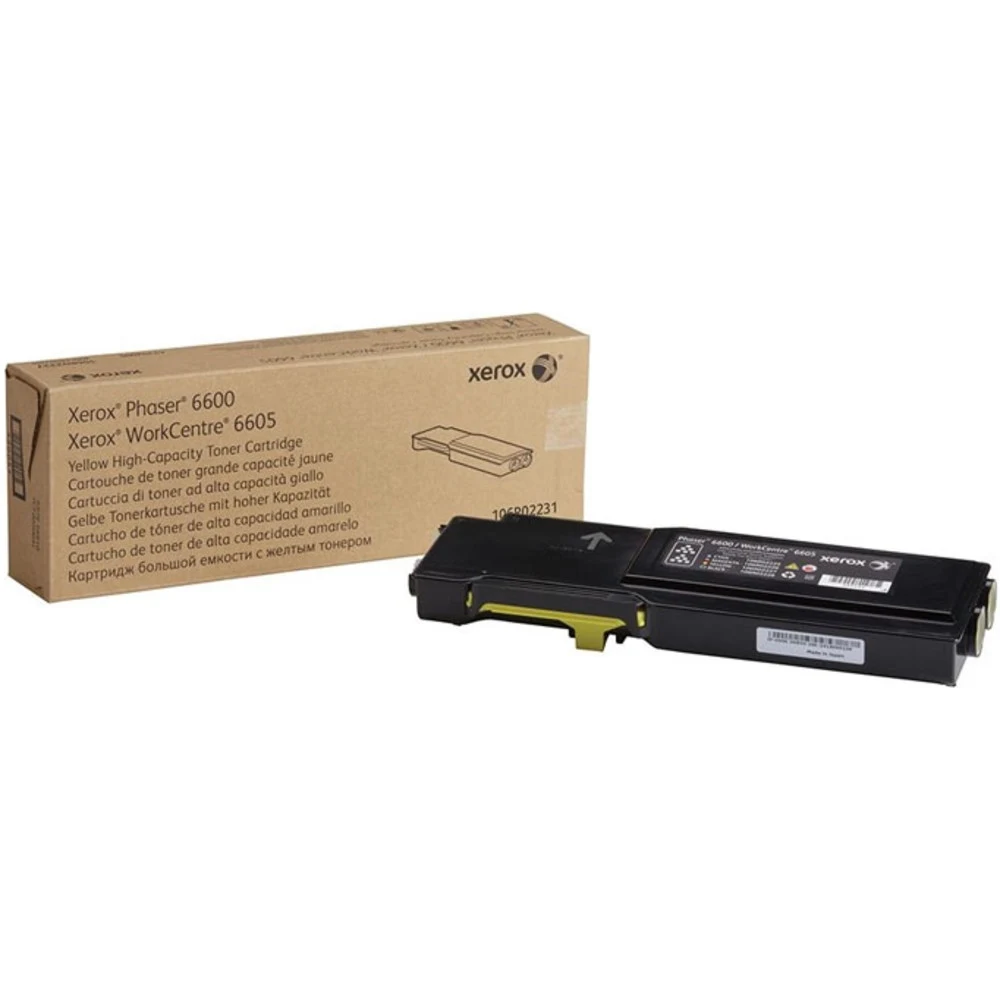 Картридж лазерный Xerox 106R02235 желтый (6000стр.) для Xerox Ph 6600/WC 6605