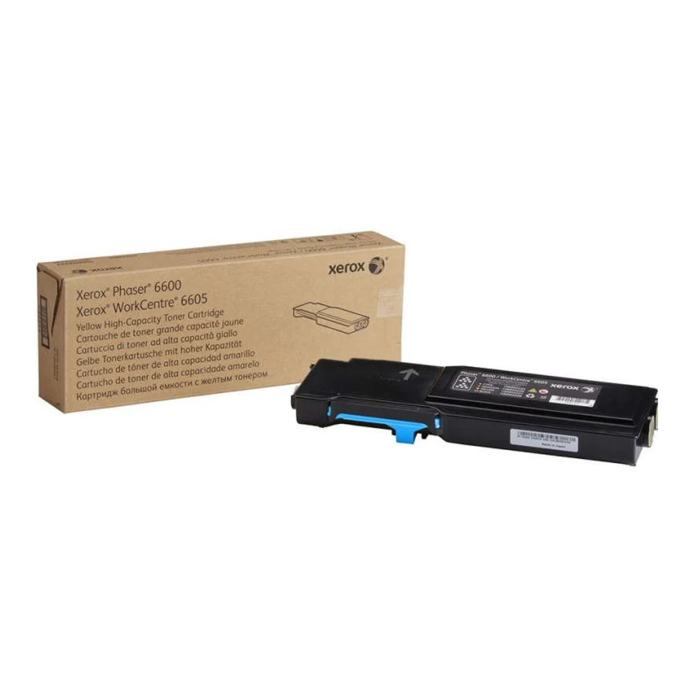 Тонер-картридж, Xerox, 106R02249 (голубой), Для Xerox Phaser 6600, WorkCentre 6605, 2 000 страниц (А4)