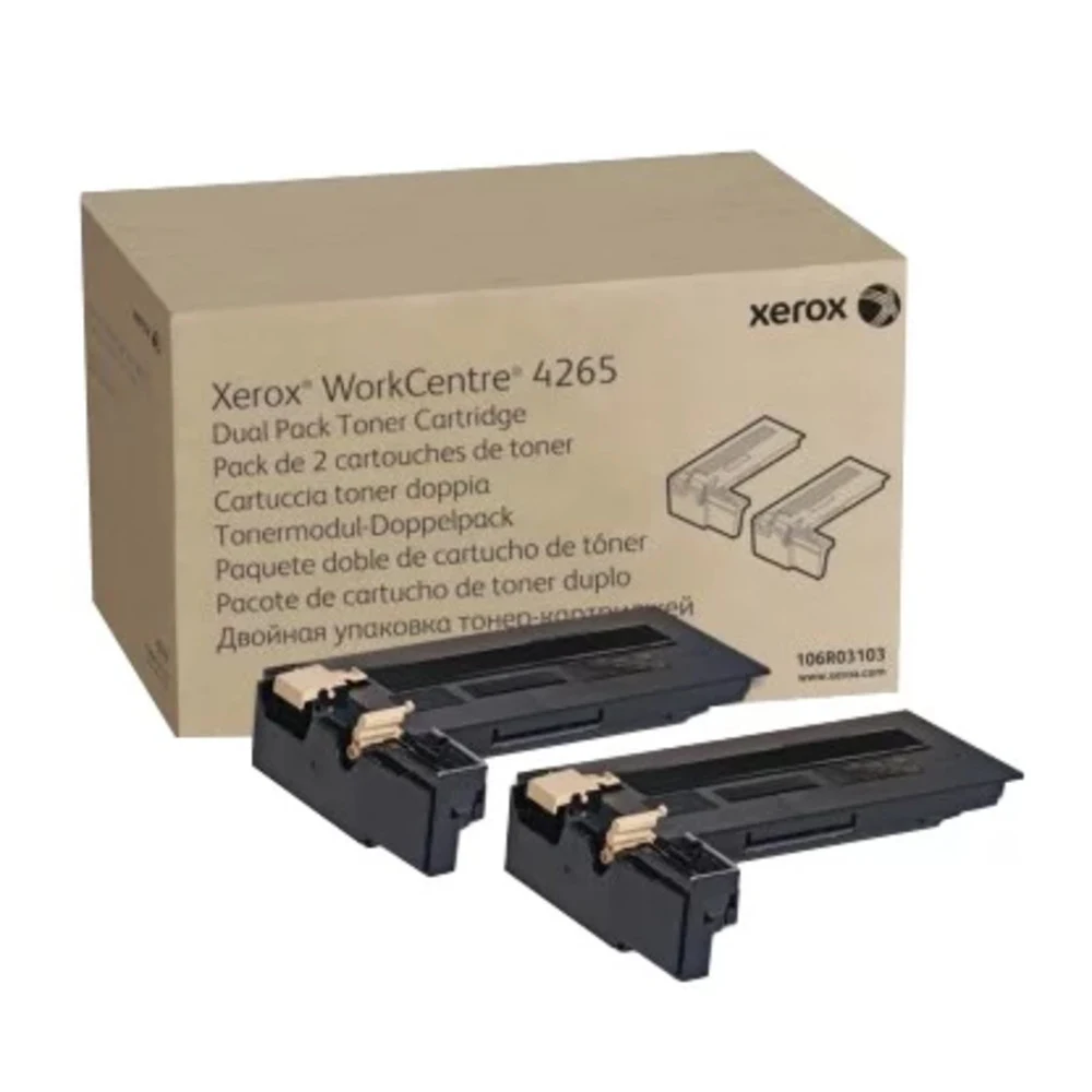 106R03103 Тонер-картридж Xerox WorkCentre Pro 4265 Двойная упаковка 106R02735 (2*25K)