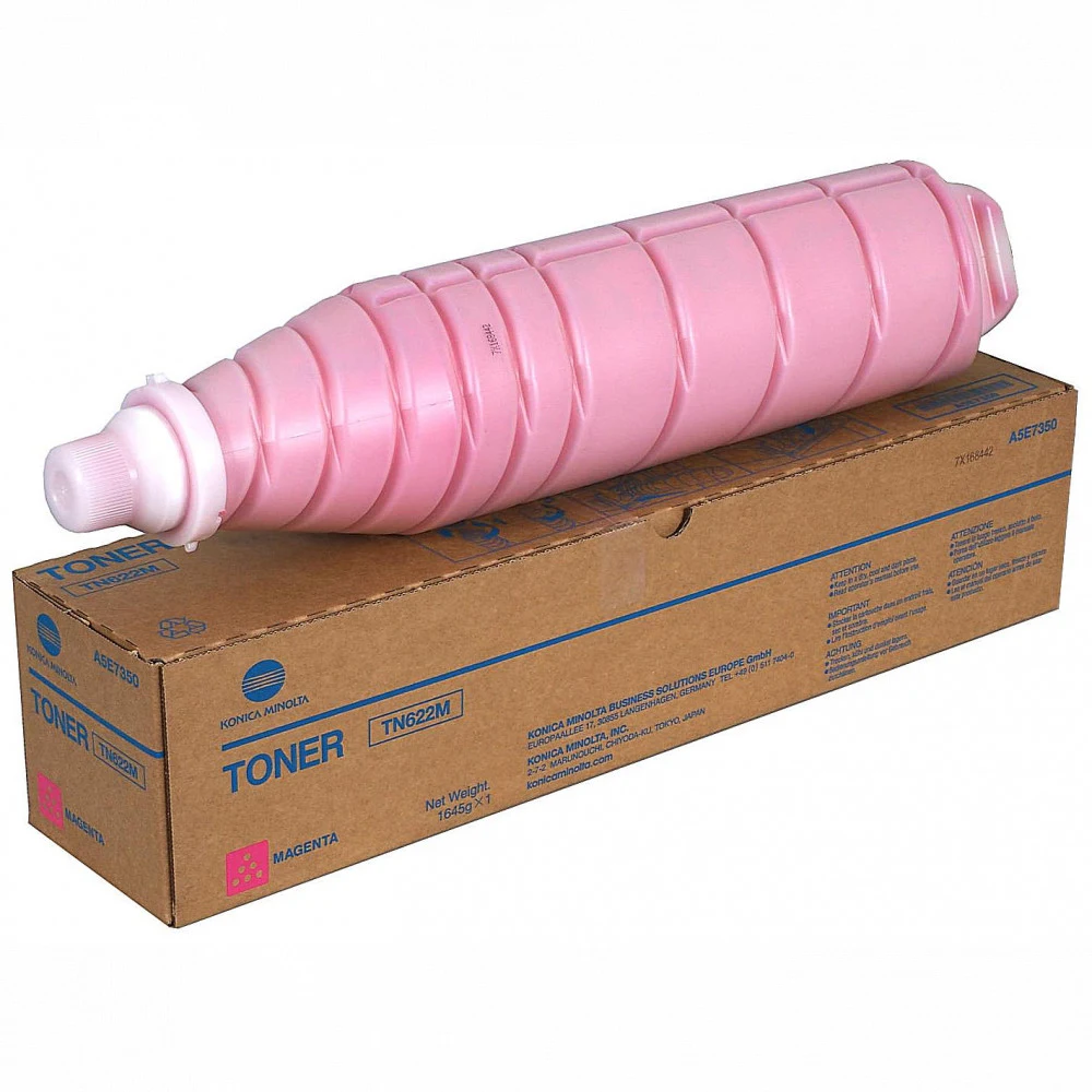 Konica Minolta toner cartridge TN-622M magenta bizhub PRESS C1085/C1100 92 000 pages the same A5E735H