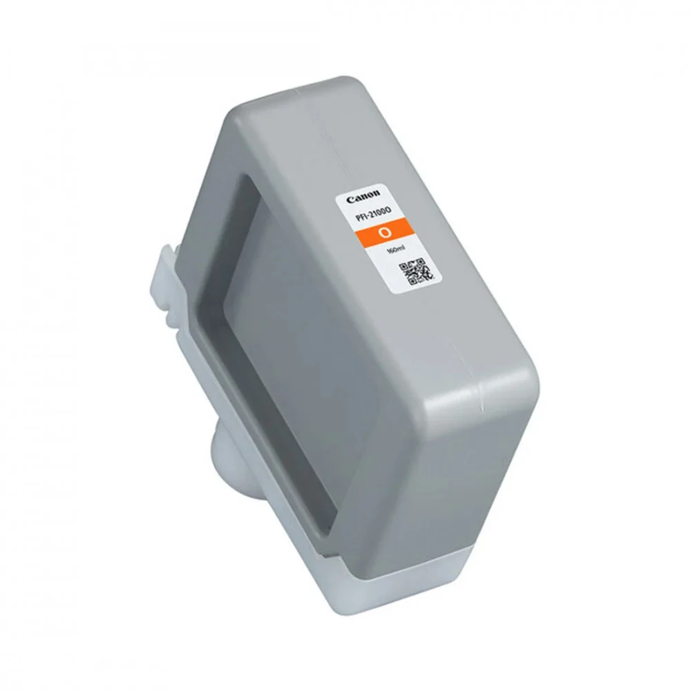 Чернильный картридж, Canon, PFI-2100 Orange, 5272C001AA, для imagePROGRAF GP-2000/GP-4000, GP-2600S/GP-4600S/GP-6600S, PRO-2600/PRO-4600/PRO-6600, 160 мл