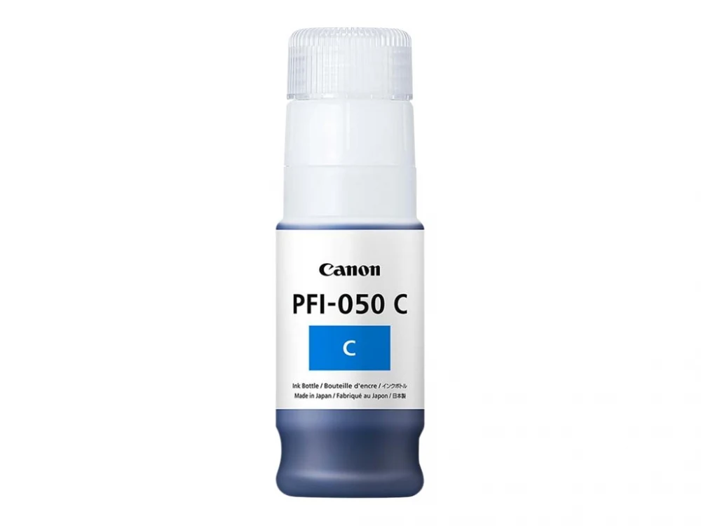 Картридж струйный Canon PFI-050C 5699C001 голубой (70мл) для Canon imagePROGRAF TC-20M