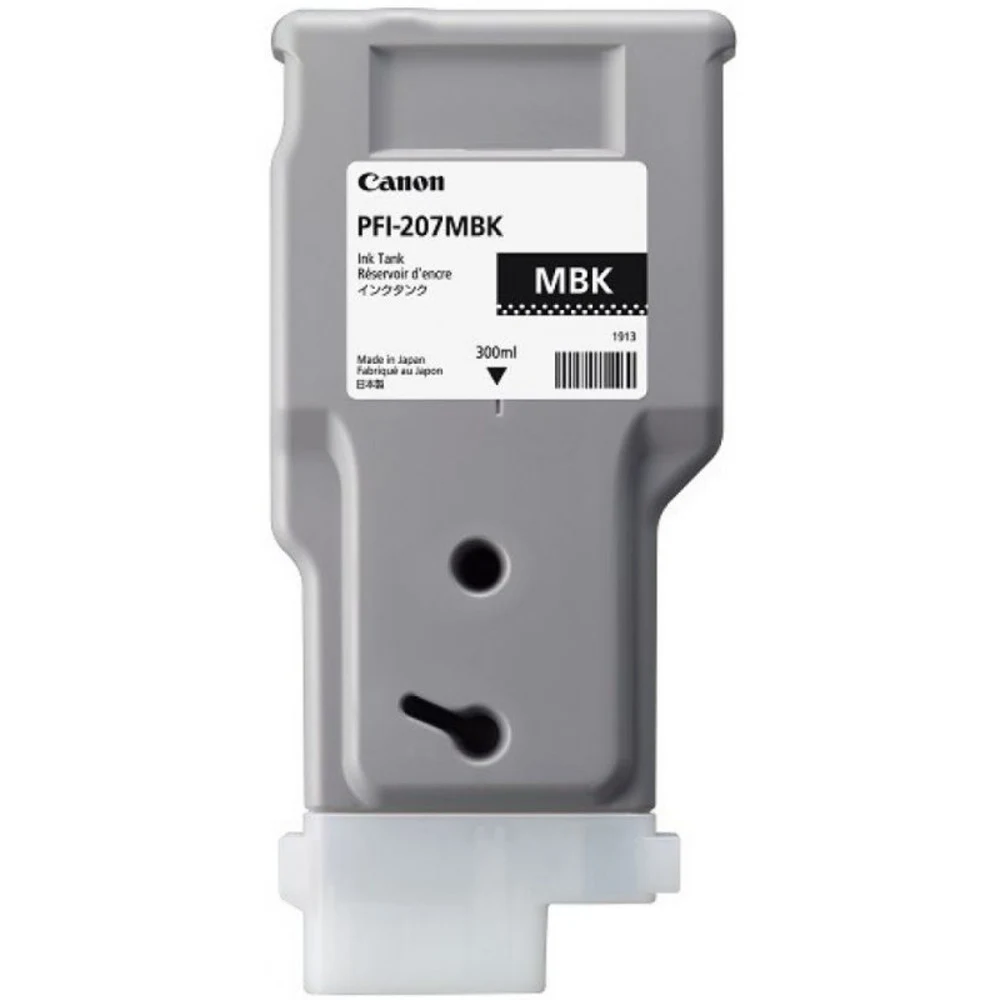 Картридж Canon PFI-207MBK Ink №207 black 300 ml Модель: Canon iPF680, Canon iPF685, Canon iPF780, Canon iPF785