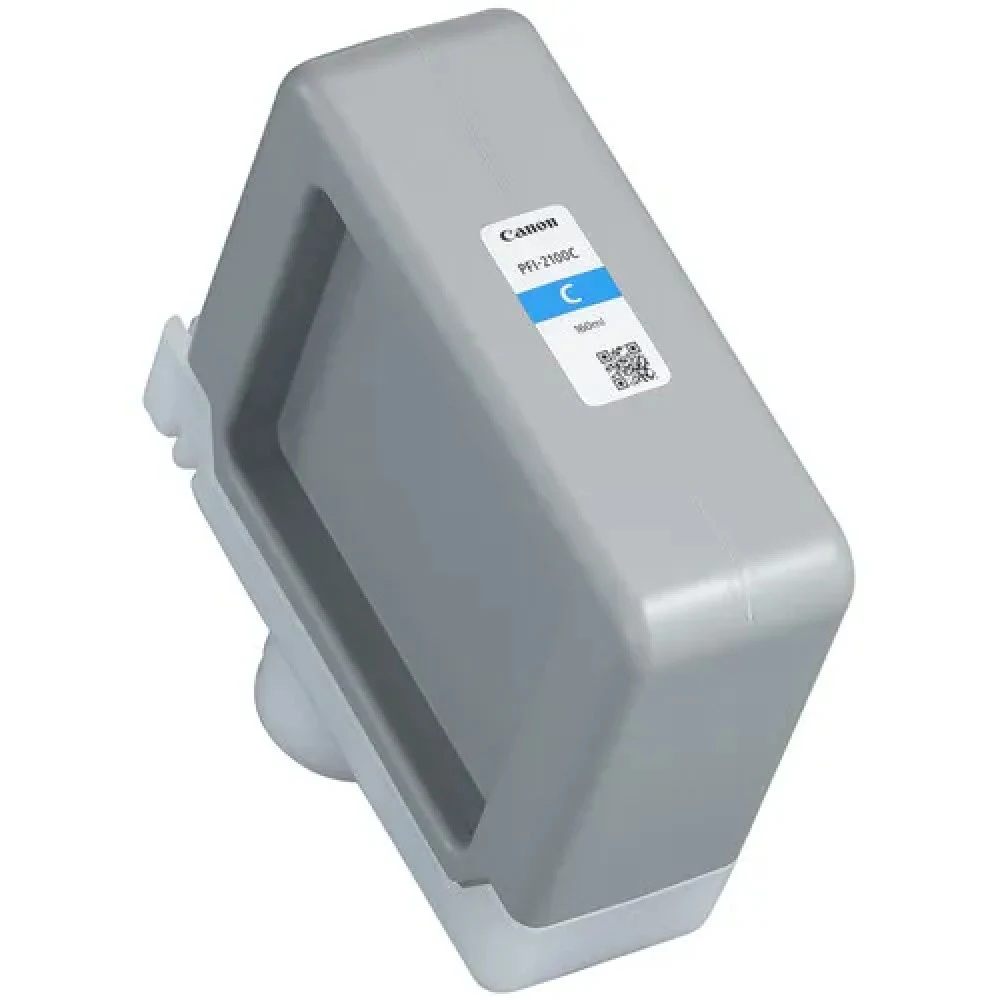 Чернильный картридж, Canon, PFI-2100 Cyan, 5267C001AA, для imagePROGRAF GP-2000/GP-4000, GP-2600S/GP-4600S/GP-6600S, PRO-2600/PRO-4600/PRO-6600, 160 мл