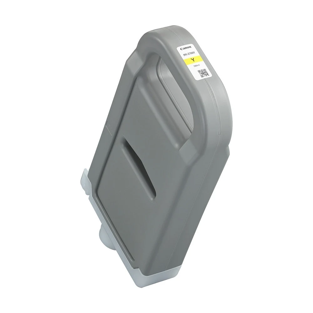 Чернильный картридж, Canon, PFI-2700 Yellow, 5291C001, для imagePROGRAF GP-2000/GP-4000/GP-4600/GP-6600, GP-4600S/GP-6600S, 700 мл