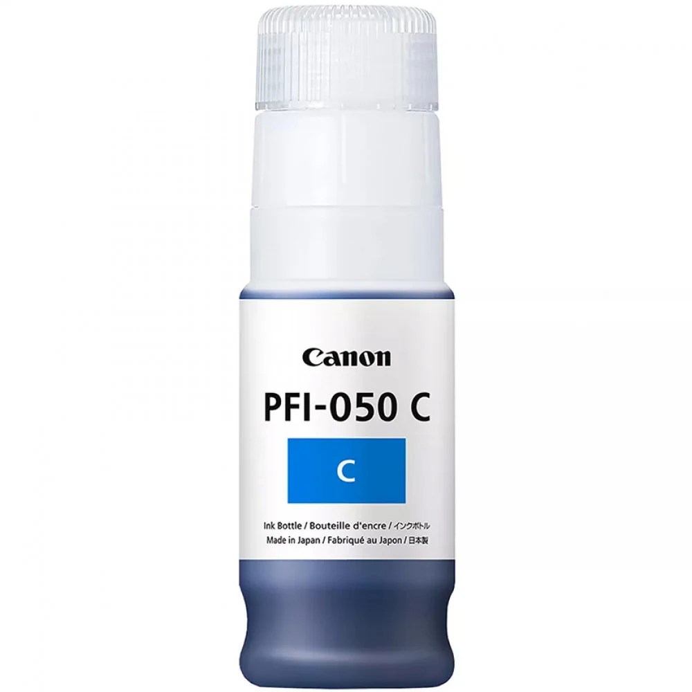 Чернила, Canon, PFI-050 Cyan, 5699C001AA, для Canon imagePROGRAF TC-20/TC-20M, 70 мл