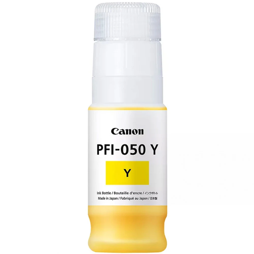 Чернила, Canon, PFI-050 Yellow, 5701C001AA, для Canon imagePROGRAF TC-20/TC-20M, 70 мл