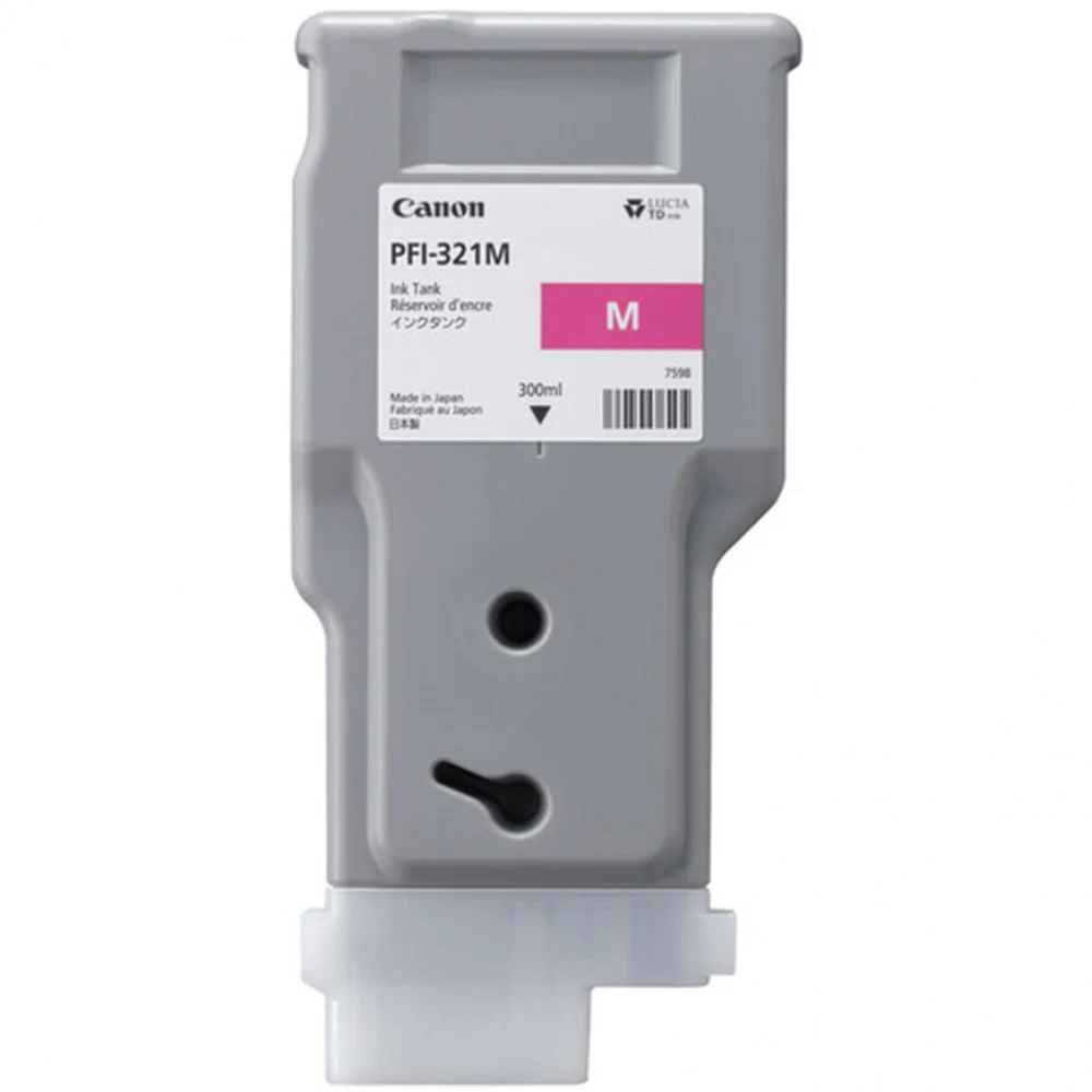 Чернильный картридж, Canon, PFI-321 Magenta, 6269C001AA, для imagePROGRAF TM250/TM255/TM350/TM355, 300 мл
