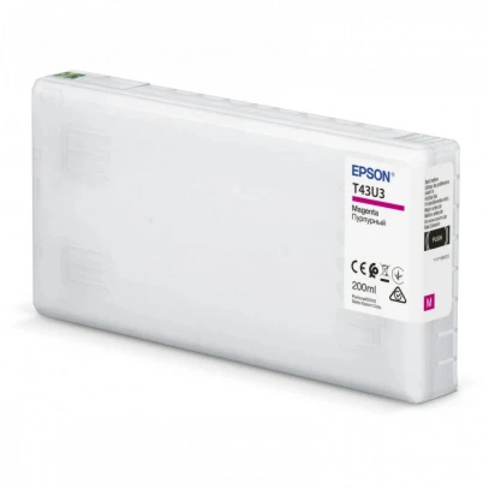 Струйный картридж Epson T43U пурпурный, 200 мл, для Epson SureColor lab SL-D800