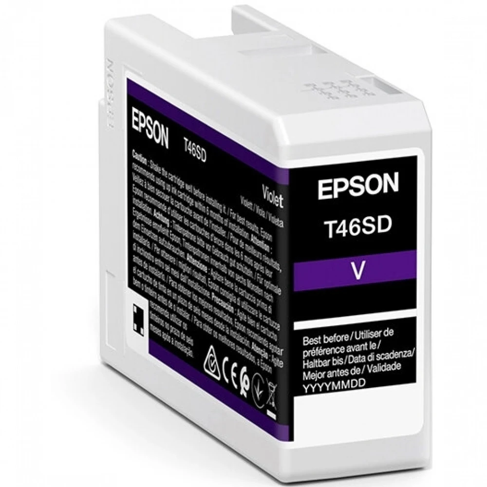 Картридж струйный Epson C13T46SD00, T46S фиолетовый для SC-P700 (VIOLET T46SD ULTRACHROME PRO 10 INK)