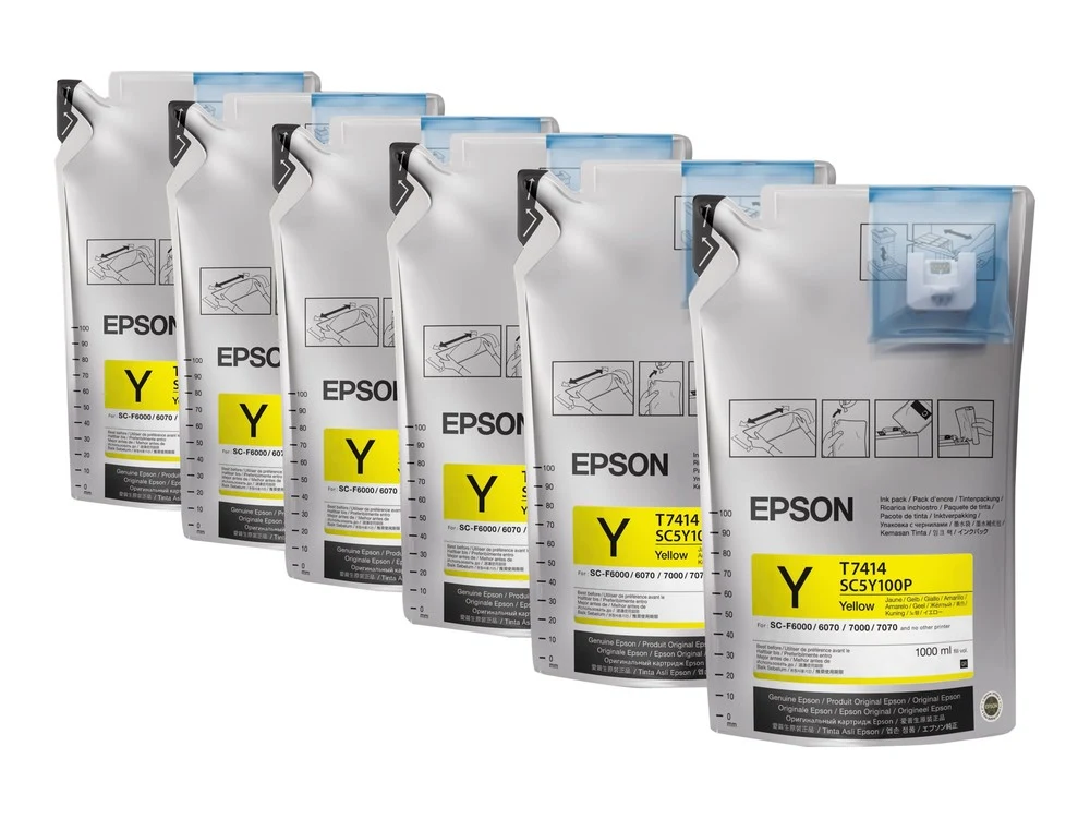 Картридж Epson C13T773440 SC-B6000/B7000 желтый Вид: Картридж Для бренда: Epson Производитель: Epson Ресурс: 6 л. Тип: Картридж EPSON Тип печати: Струйная Цвет: Желтый