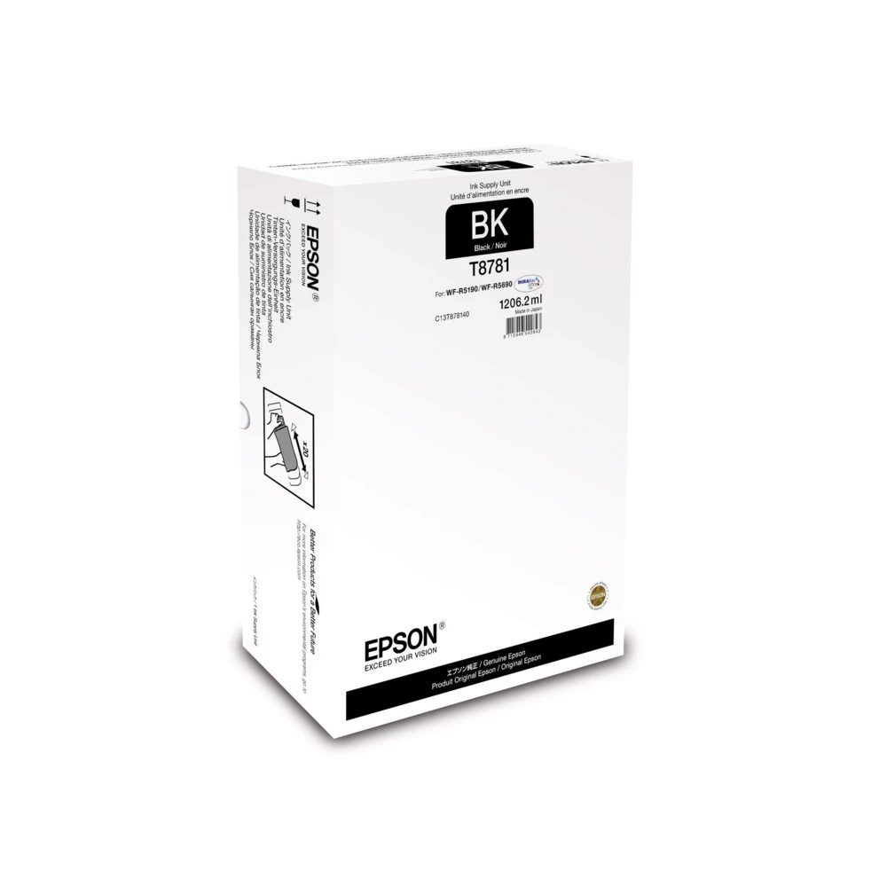 Картридж Epson C13T878140 WorkForce Pro WF-R5xxx series черный Вид: картридж Производитель: Epson Ресурс: 75000 стр. Тип: Картридж Тип печати: Струйная Цвет: Черный