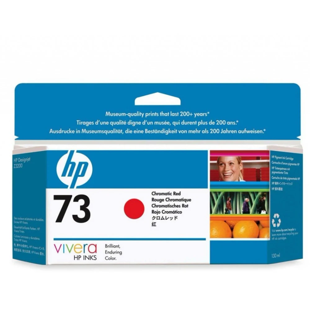 Cartridge HP 73 130 мл для HP DJ Z3200, хроматический красный (просрочен рекомендуемый срок годности!!)