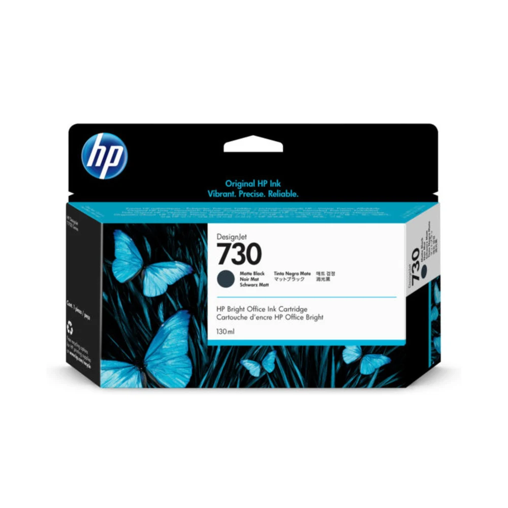 P2V65A Картридж HP 730 струйный черный матовый для HP DesignJet T1600, T1700, T2600 (130 мл)