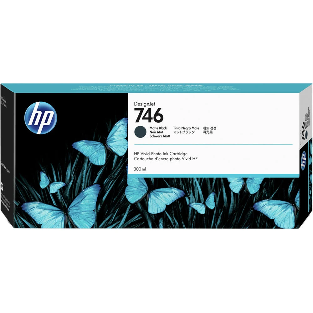 P2V83A - Картридж HP 746 струйный черный матовый (300 мл) для HP DesignJet Z6/Z9/Т610/770/790/1100/1200/1300/2300