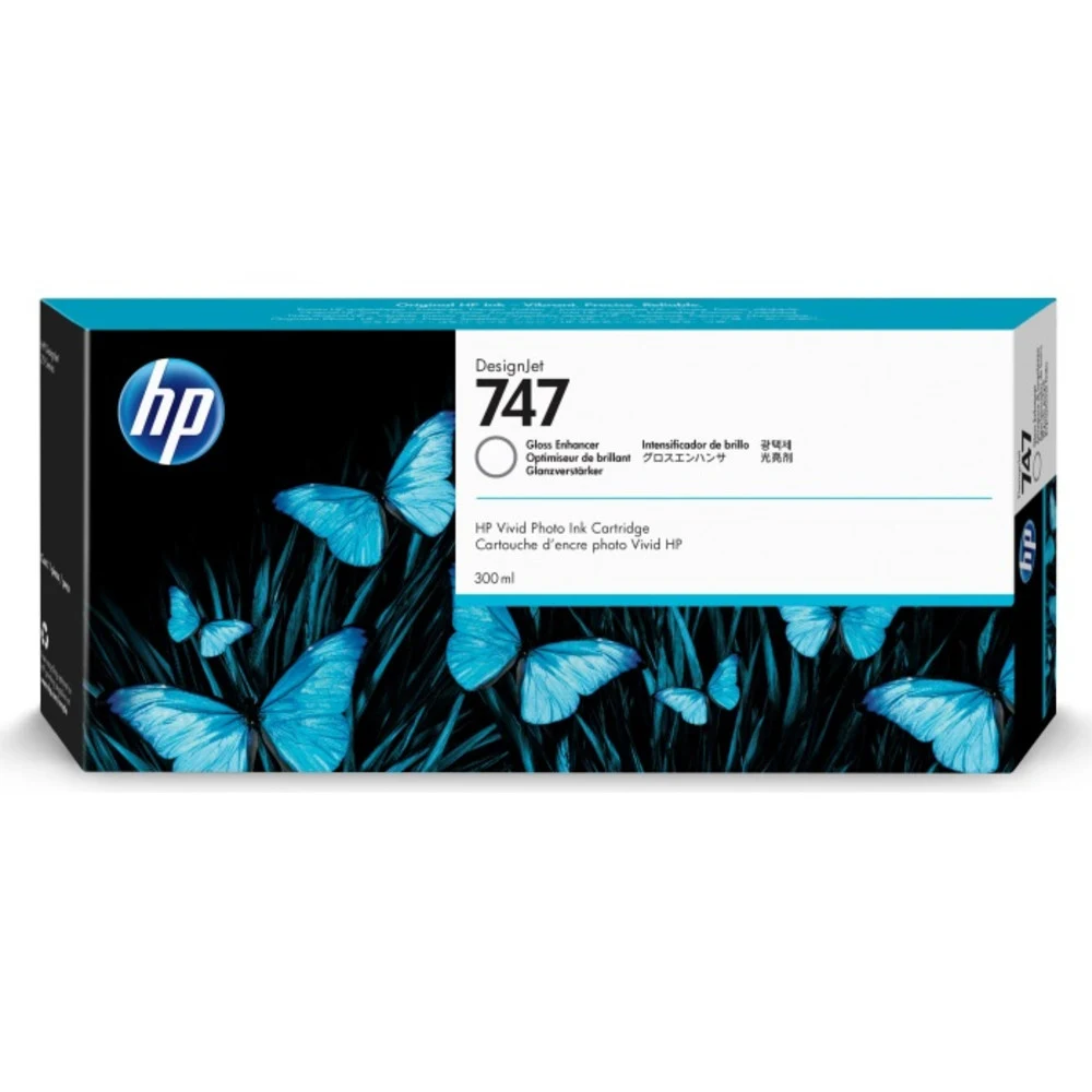 Струйный картридж HP 747 оптимизатор глянца, 300 мл, для HP DesignJet Z9+/Z9/Z9+ DR VT