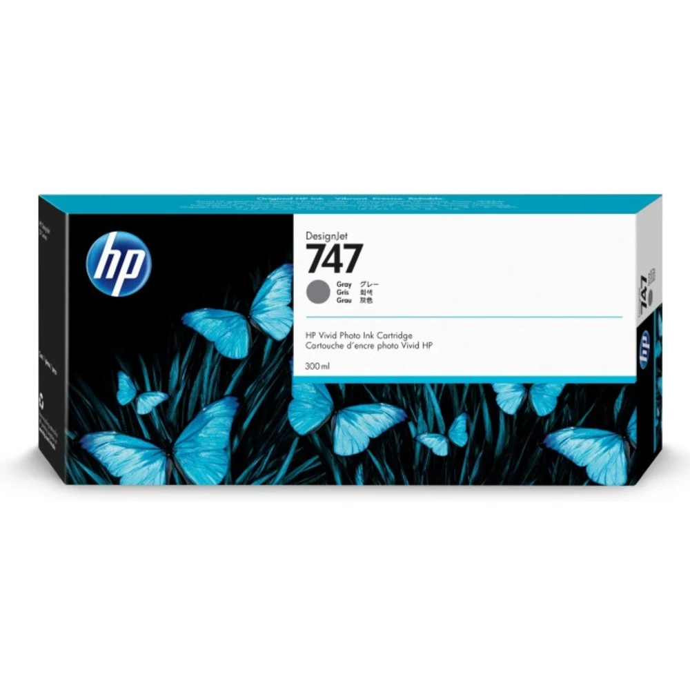 P2V86A Картридж HP 747 струйный серый для HP DesignJet Z9+ Z9 | Z9+ DR VT (300 мл)
