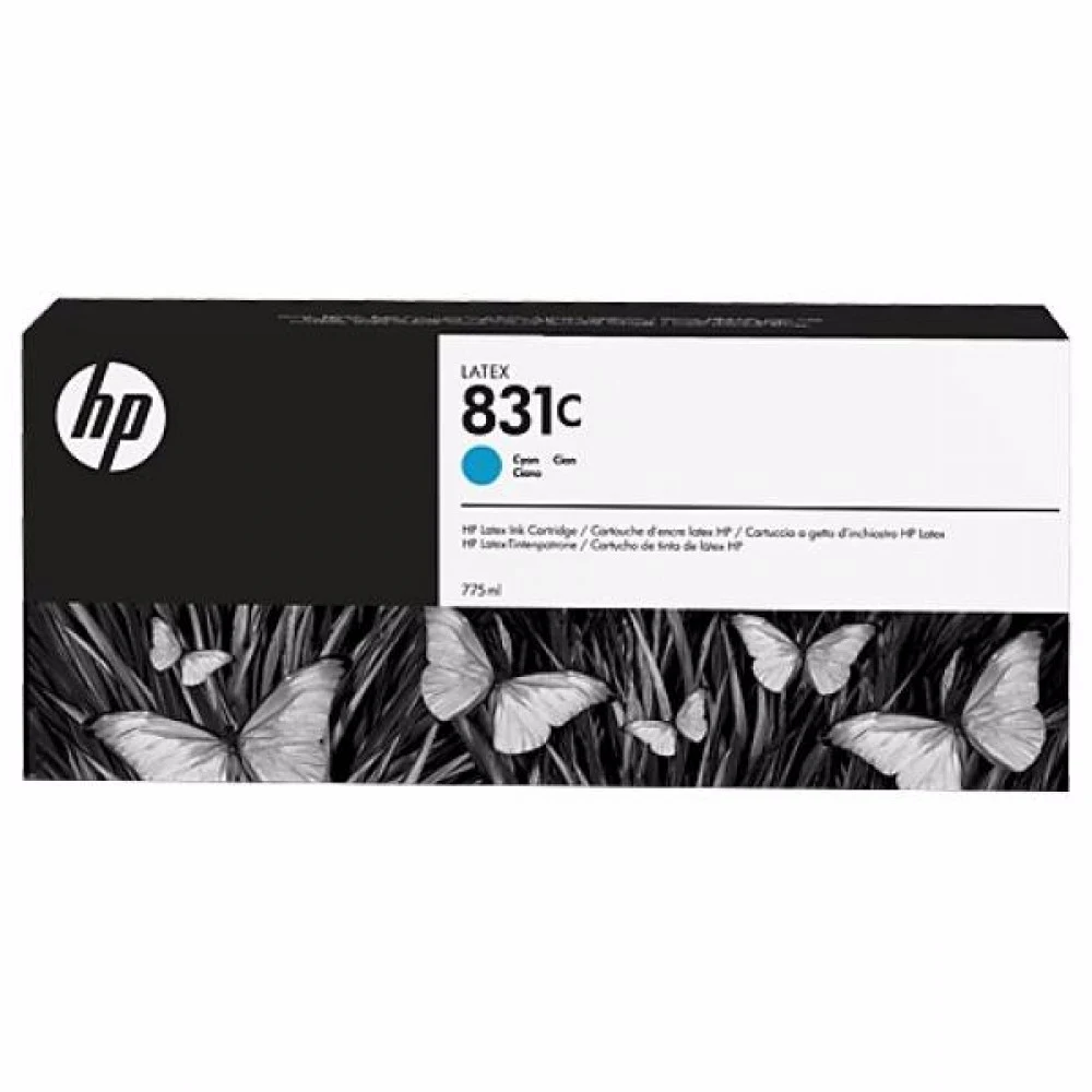 Струйный картридж HP 831C голубой, 775 мл, для HP Latex 315/335/365/375/560/570
