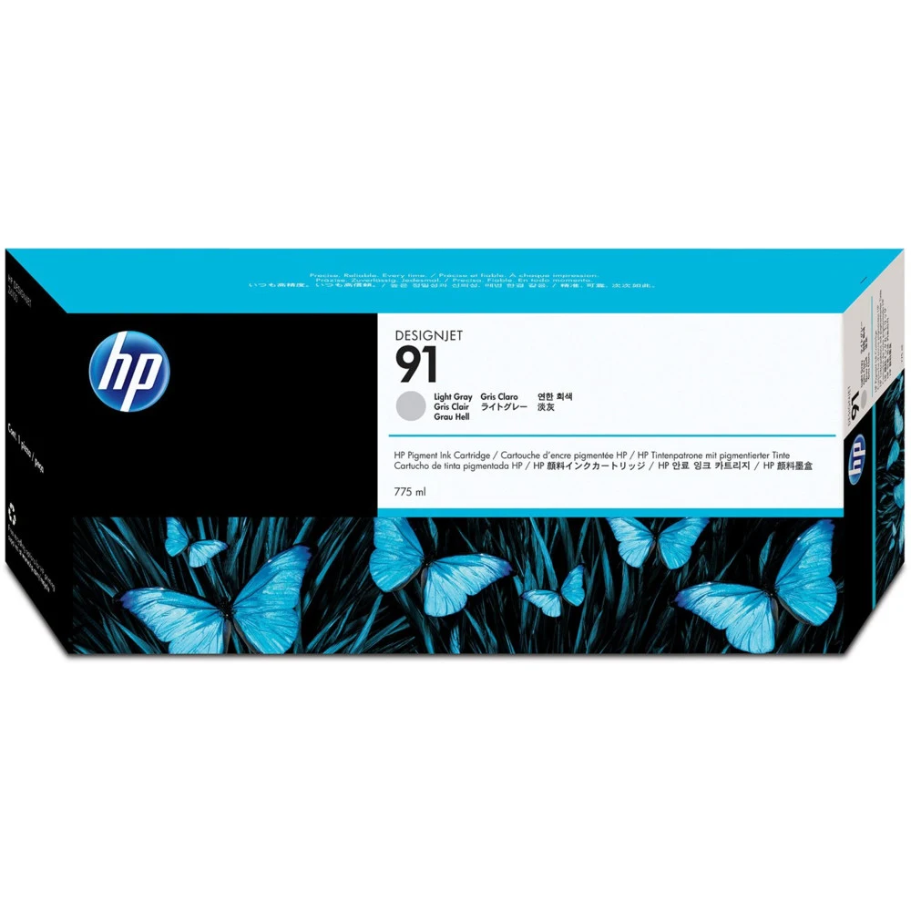 Картридж струйный HP №91 C9466A светло-серый (775мл) для HP DJ Z6100