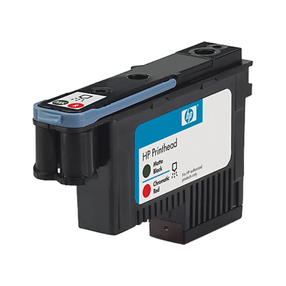 HP 73 Matte Black and Chromatic Red Printhead