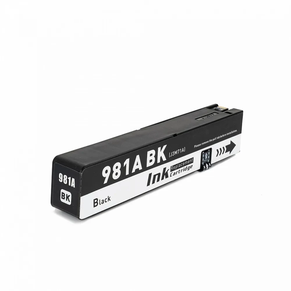 HP 981A Black Original PageWide Cartridge for PageWide Enterprise 556/586, up to 6000 pages HP 981A Black Original PageWide Cartridge for HP PageWide Enterprise Color 556dn/556xh/586z/586dn/586f, up