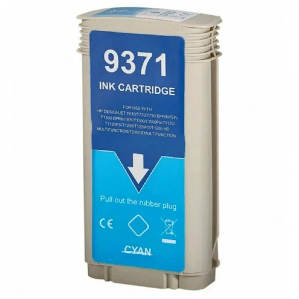 HP C9371A Cyan Ink Cartridge Vivera №72 for Designjet T1100/Т1100ps/Т610, 130 ml. Цвет расходных материалов для печати: Голубой Типы чернил: На основе красителя Влажность при хранении: От 20 до 80%