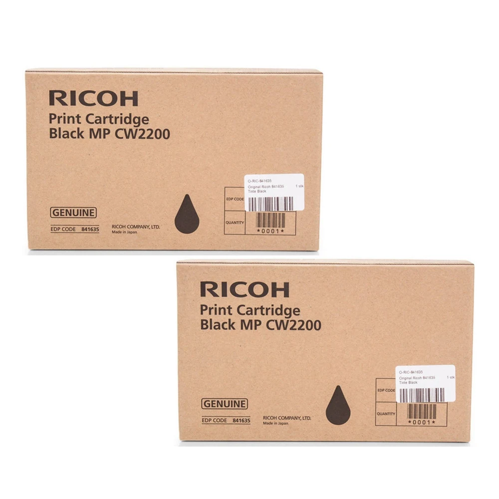 Картридж гелевый тип MP CW2200 RICOH MP CW2200SP/CW2201SP черный (841635) 200 мл/834 стр