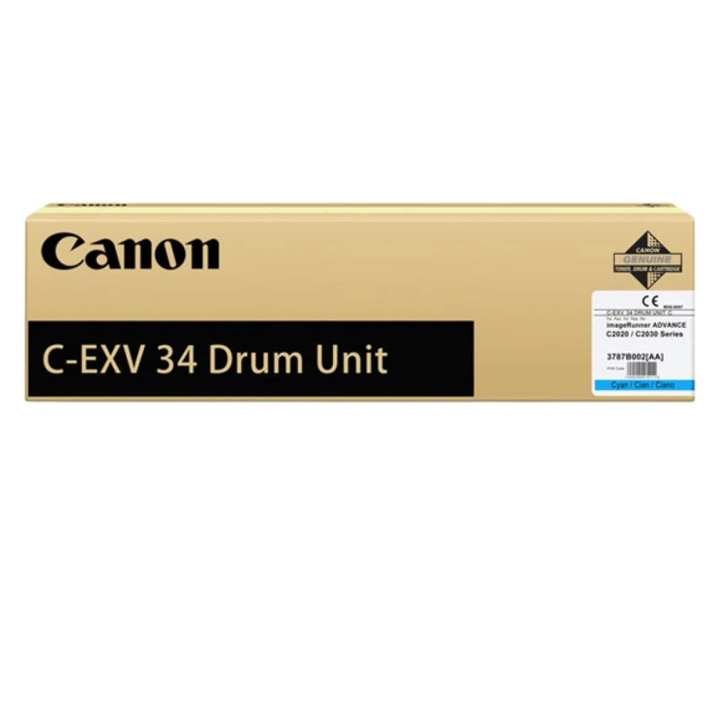 C-EXV34 Барабан Canon Cyan 3787B003AA для IR ADV C2020/2025/2030/2220/2225/2230, голубой