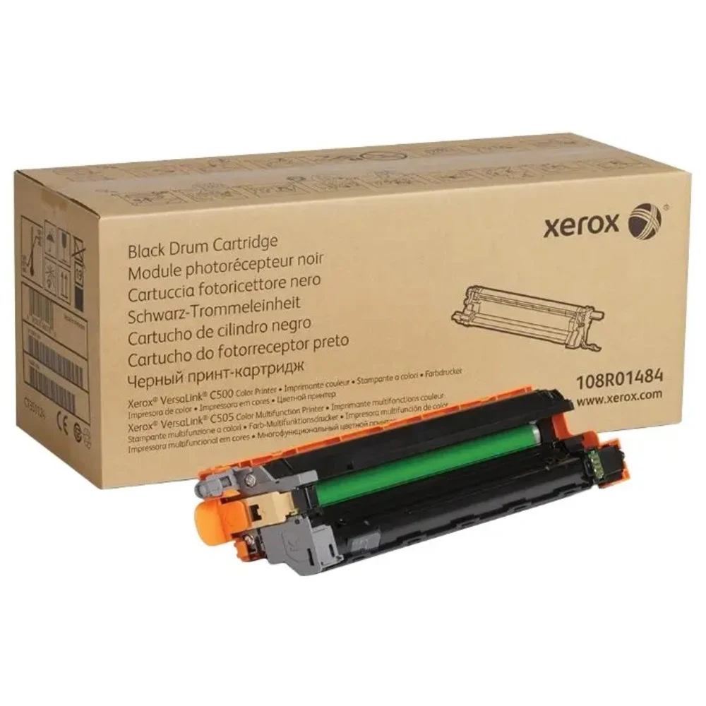 Принт-картридж, Xerox, 108R01484 (чёрный), Для Xerox VersaLink C500/505, 40000 страниц (А4)