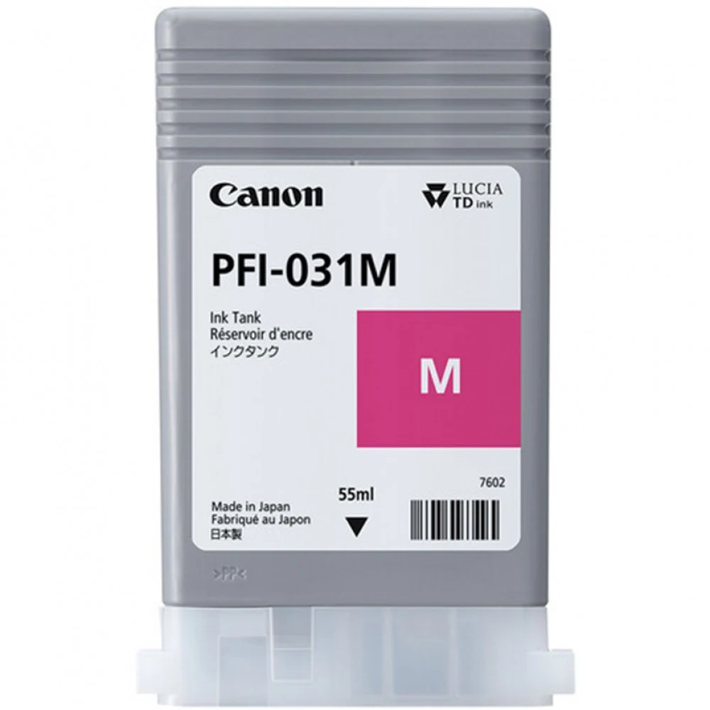 Картридж струйный Canon PFI-031M 6265C001 пурпурный (55мл) для Canon imagePROGRAF TM-240, TM-340.