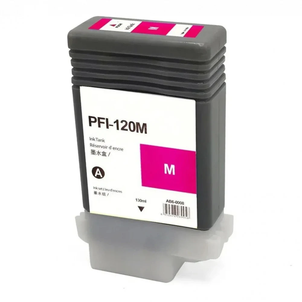 Чернила, Canon, Ink Tank PFI-120 Magenta, 2887C001AA, для Canon imagePROGRAF TM-200/TM-205/TM-300/TM-305, 130 мл