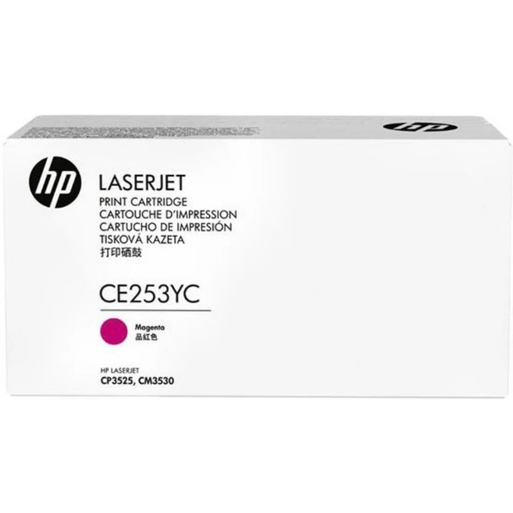 Картридж лазерный HP 504Y CE253YC пурпурный (7900стр.) для HP CM3530/CP3525 (техн. (плохая упаковка)