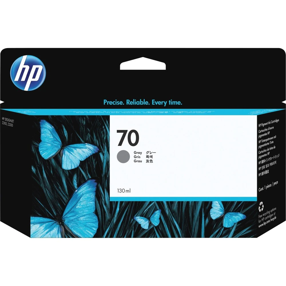 Картридж HP Europe/C9450A/Струйный широкоформатный/серый/№70/130 мл/