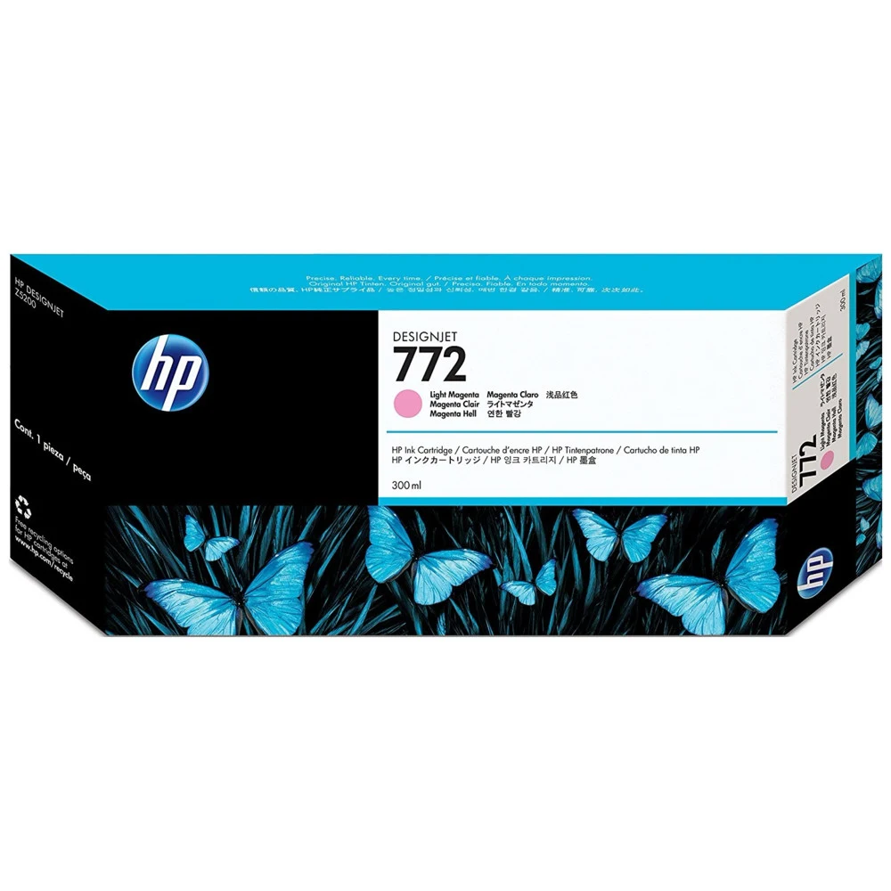 Картридж HP Europe/CN631A/Струйный широкоформатный/светло-пурпурный/№772/300 мл