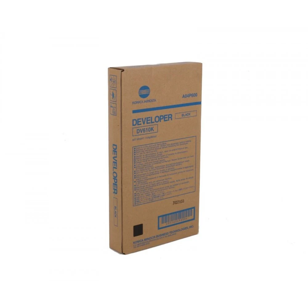Konica Minolta developer DV-610K black bizhub PRO C5500/C5501/C6500+eP/C6501+eP/C65hc/C6000L/C6000/C7000 (P)/C70hc 150 000 pages