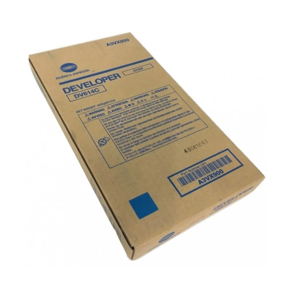 Девелопер Konica-Minolta bizhub PRESS C1060/C1060L/C1070/C1070P/C2060/C2060L/C2070(P)/C3070/C3070L/C3080/C3080(P) синий DV-614C ресурс 1200K