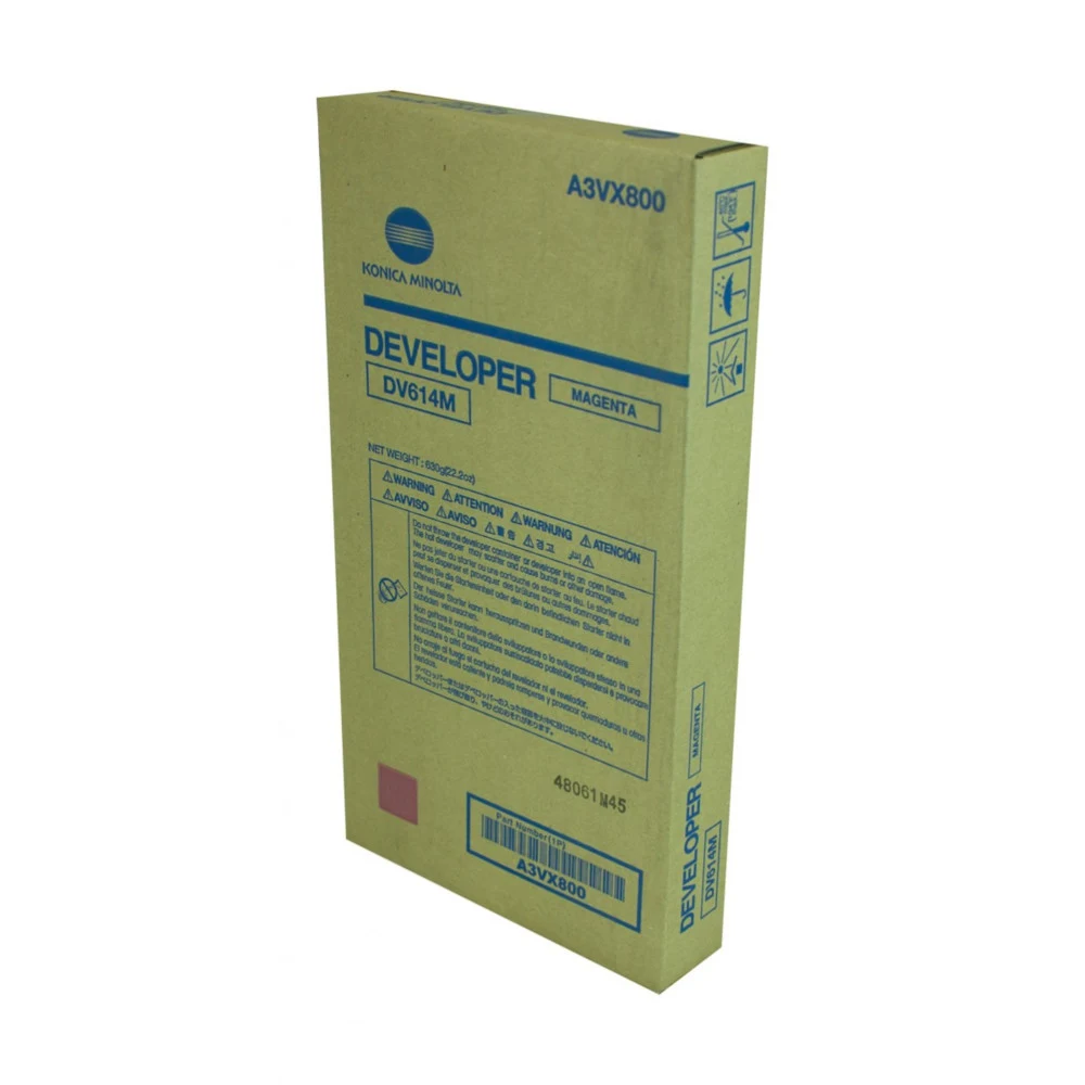 Девелопер Konica-Minolta bizhub PRESS C1060/C1060L/C1070/C1070P/C2060/C2060L/C2070(P)/C3070/C3070L/C3080/C3080(P) красный DV-614M ресурс 1200K