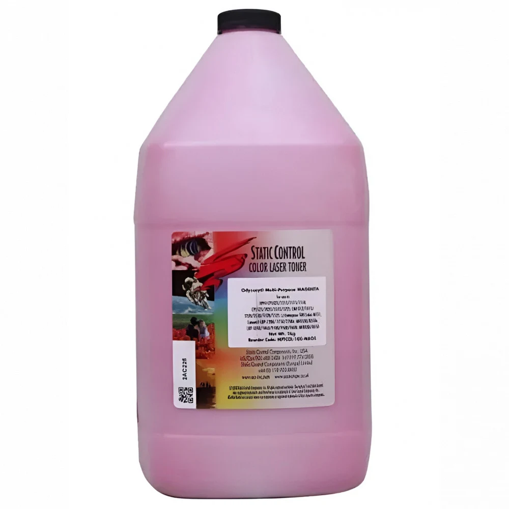 Тонер Static Control OKIUNIV3-1KG-M пурпурный флакон 1000гр. для принтера Oki C3300N/5500
