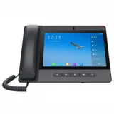 Fanvil Android 9.0 Built-in Adjustable 8MP Camera with a Privacy Cover10-party Audio Conference,3-party Video ConferencPTM handsetDual Gigabit ports, PoE IntegratedHD Voice20 SIP Lines