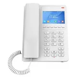 IP телефон, Grandstream, GHP630W, 2 учетные записи SIP, 2 линии, 1 порт Ethernet 10/100 PoE, Wi-Fi, цветной ЖК-дисплей 480x320 (3,5"), блок питания 12В/0,5А, Компактный гостиничный
