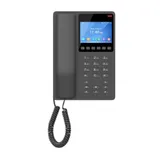 IP телефон, Grandstream, GHP631W, 2 учетные записи SIP, 2 линии, 1 порт Ethernet 10/100 PoE, Wi-Fi, цветной ЖК-дисплей 480x320 (3,5"), блок питания 12В/0,5А, Компактный гостиничный
