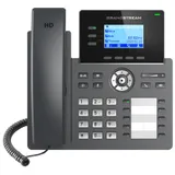 Grandstream GRP2604P, Carrier-Grade IP Phones, 3 lines, 6 SIP accounts, 10 BLF keys, 132 x 64 (2.48’’) backlit graphical LCD display, Dual 10/100/1000 Mbps Ethernet ports, HD audio, PoE (No PSU incl