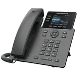 Grandstream GRP2611G - IP телефон. 3 учетных записей SIP и 3 универсальных клавиш линий, Два переключаемых порта Gigabit Ethernet 10/100/1000 Мбит/с с автосогласованием и интегрированный модулем PoE