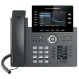 Grandstream GRP2616, 6 SIP accounts and line keys, 5 XML softkeys, Dual LCDs (4.3” + 2.4”), 48 VPKs, cloud provisioning & management (GDMS), carrier-grade security, WiFi, Bluetooth, swappable facepl