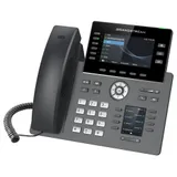 Grandstream GRP2616, 6 SIP accounts and line keys, 5 XML softkeys, Dual LCDs (4.3” + 2.4”), 48 VPKs, cloud provisioning & management (GDMS), carrier-grade security, WiFi, Bluetooth, swappable facepl